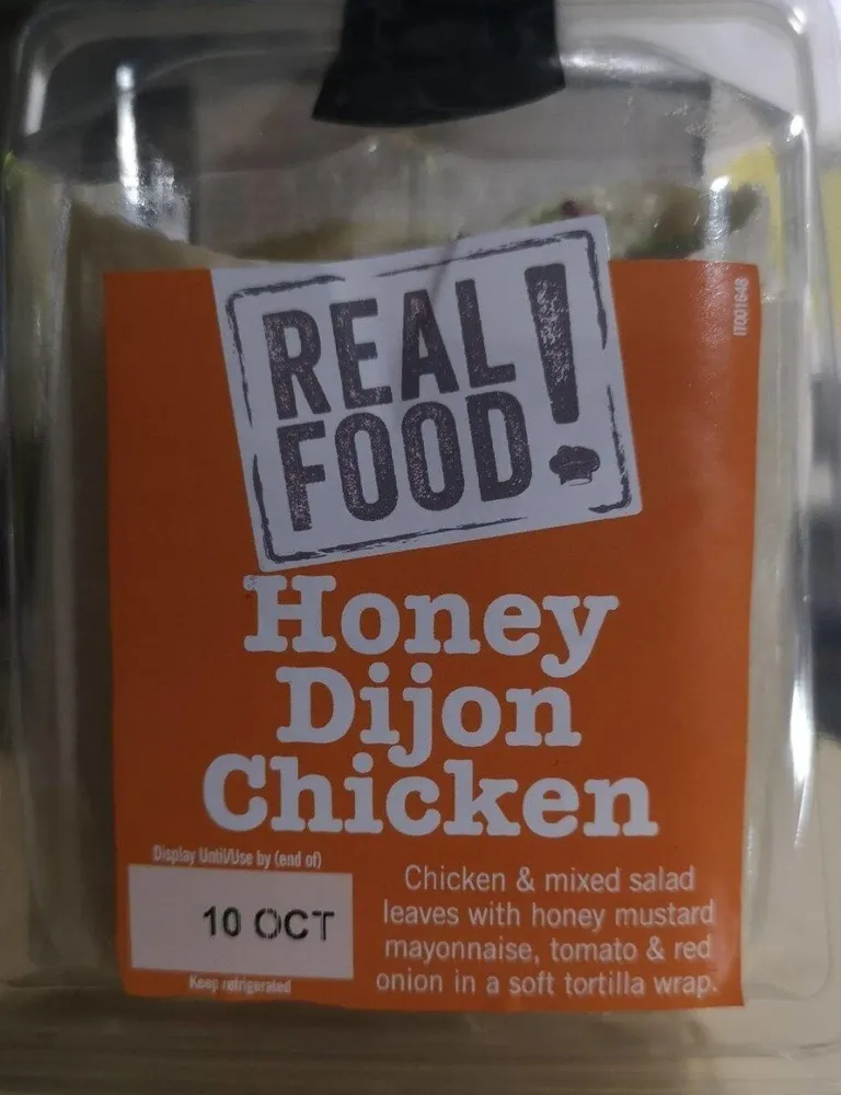 Honey Dijon Chicken wrap