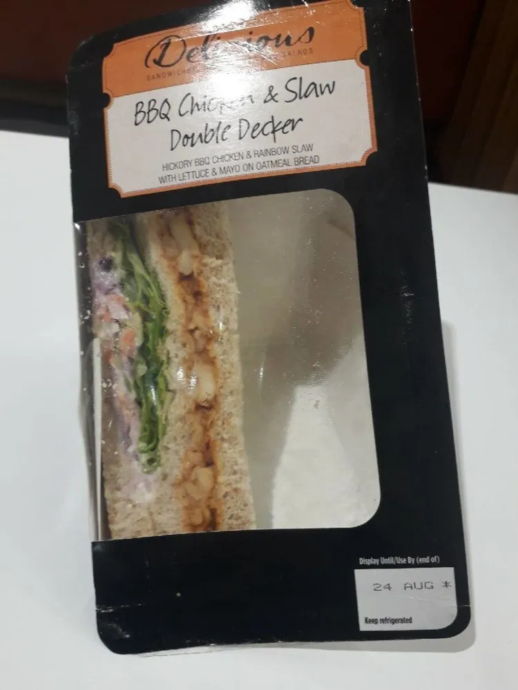 BBQ Chicken & Slaw Double Decker