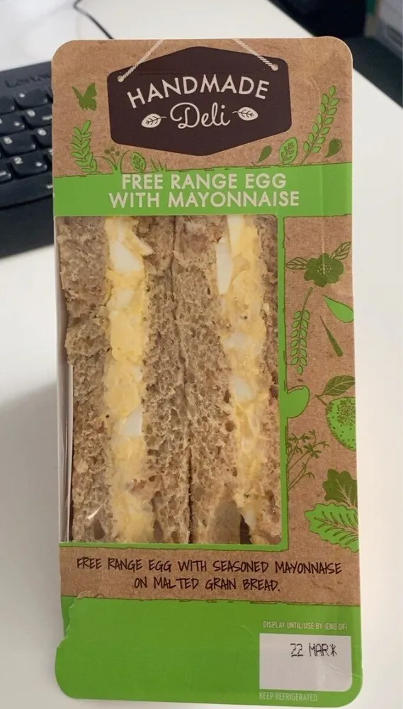 Free range egg with mayonnaise