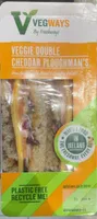 Veggie double cheddar ploughman