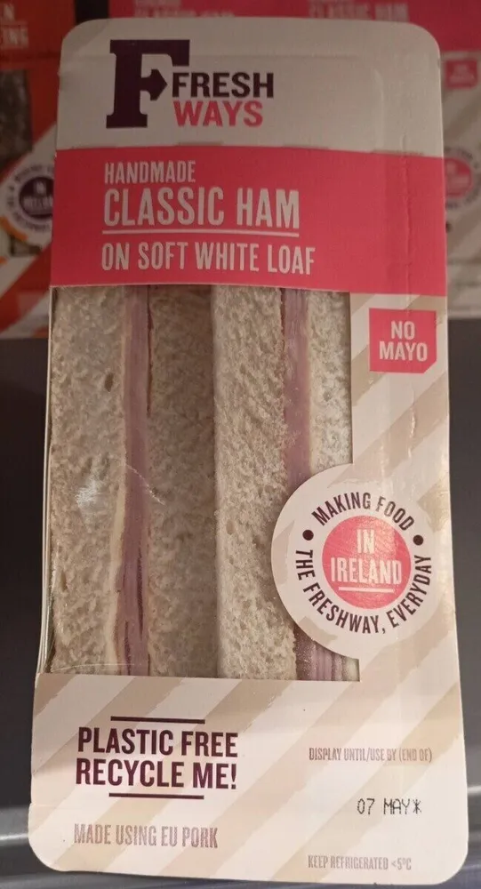 Sandwich Classic Ham on soft white loaf