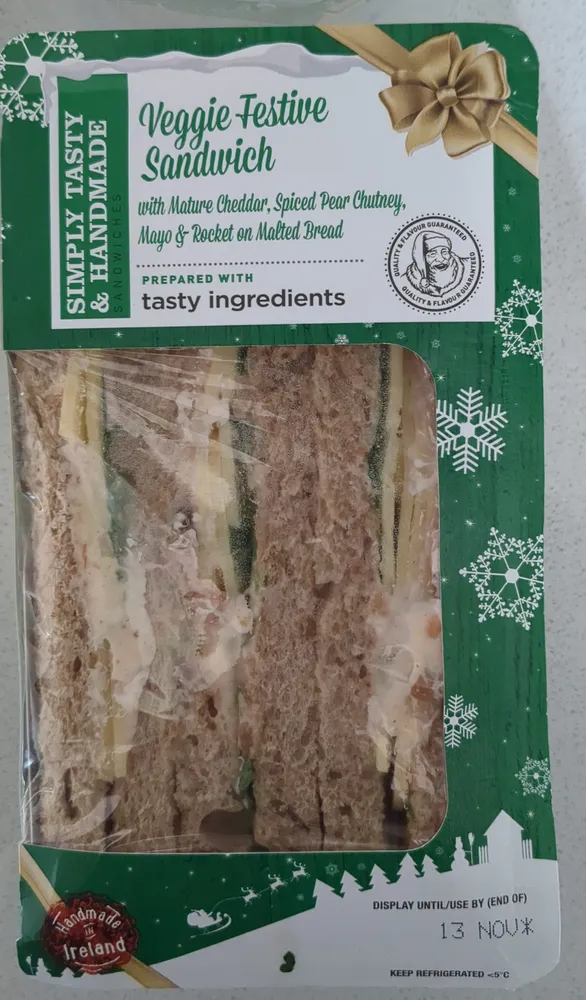 Veggie Festive Sandwich