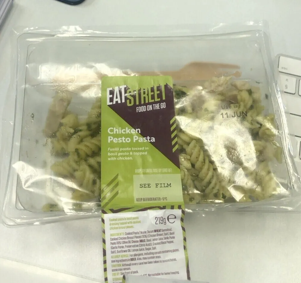Chicken pesto pasta