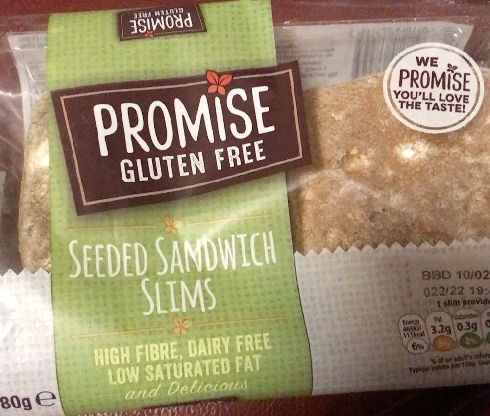 Seeded sandwich slims