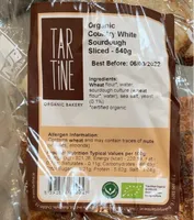 Organic Country White Sourdough Sliced