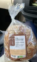 Organic 70% rye sourdough boule sliced 540g