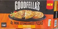 Four cheese mini pizza