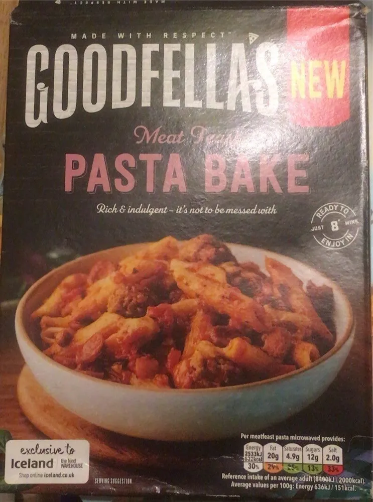 Meat feast pasta bake