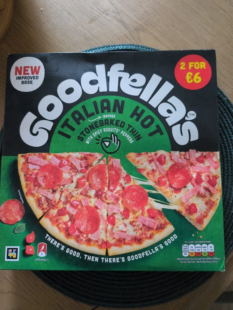 Italian Hot Stonebaked Thin Pizza