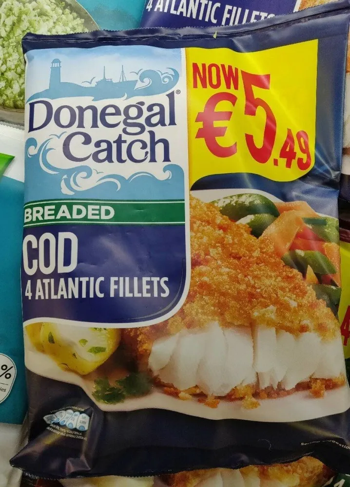 Breaded cod Atlantic fillet