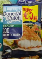 Breaded cod Atlantic fillet