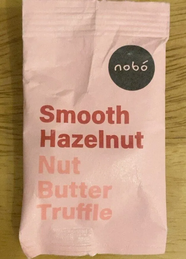 Smooth hazelnut nut butter truffle