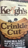 Crinkle Cut Irish Sea Salt and Crushed Black Pepper