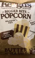 BIGGER BITE POPCORN BUTTER AND SEA SALT