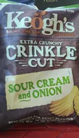 CRINKLE CUT SOUR CREAM and ONION