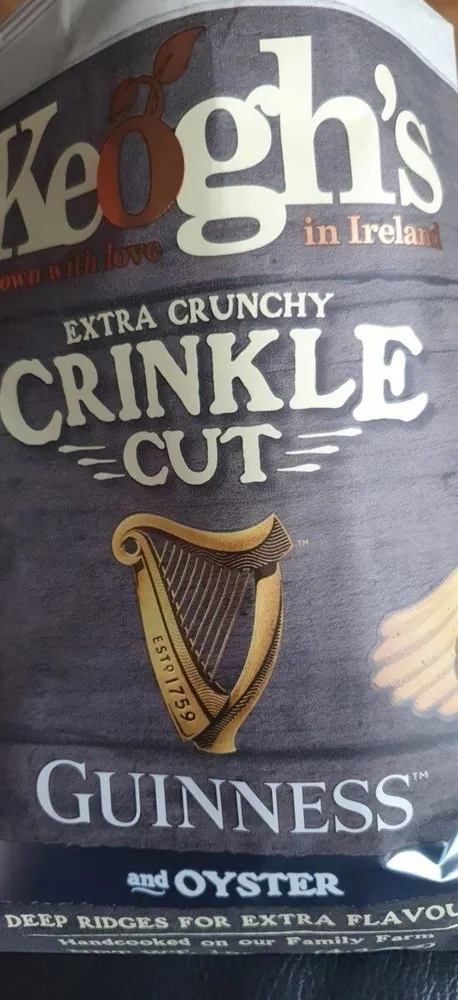 Keoghs crinkle cut oyster flavour