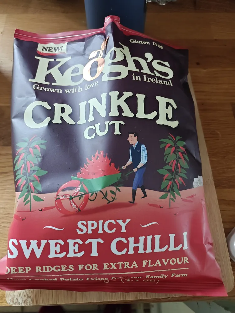 Crinkle Cut Spicy Sweet Chilli Crisps