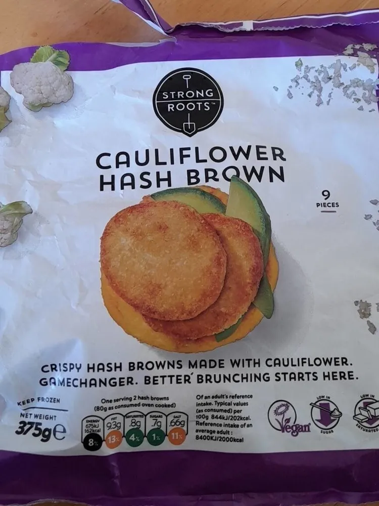 Cauliflower Hash Brown