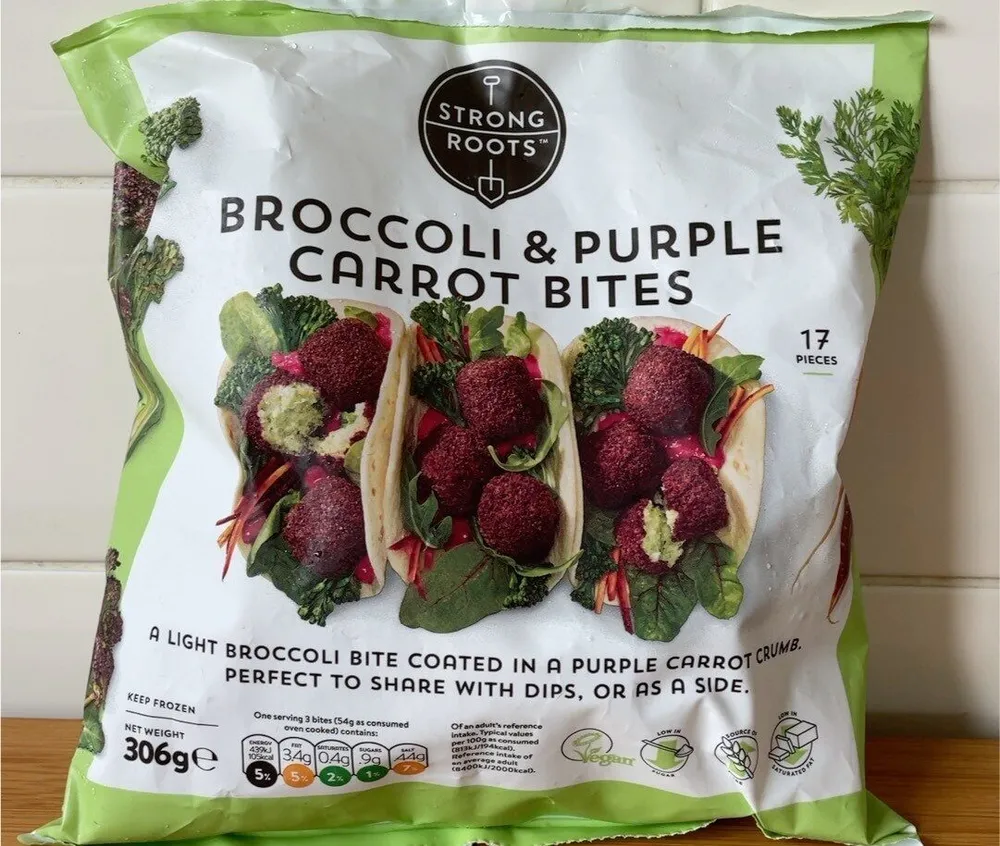 Broccoli & Purple carrot bites