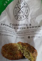 Courgette and spinach hashbrown