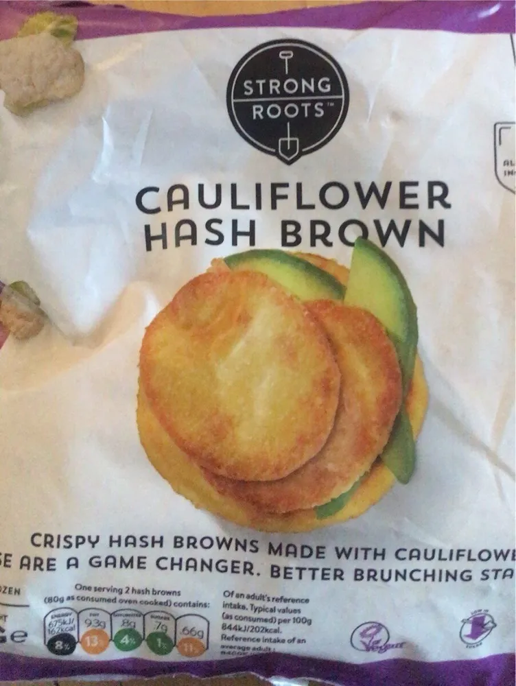 Cauliflower hash brown
