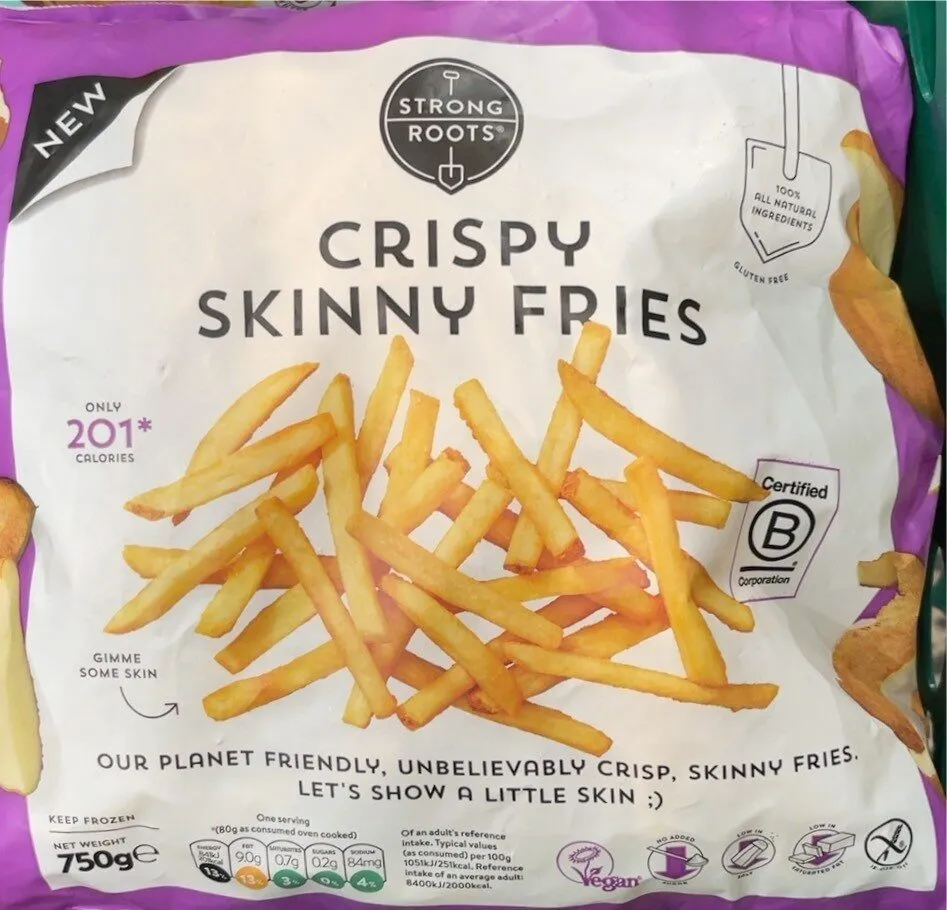 Crispy skinny fries