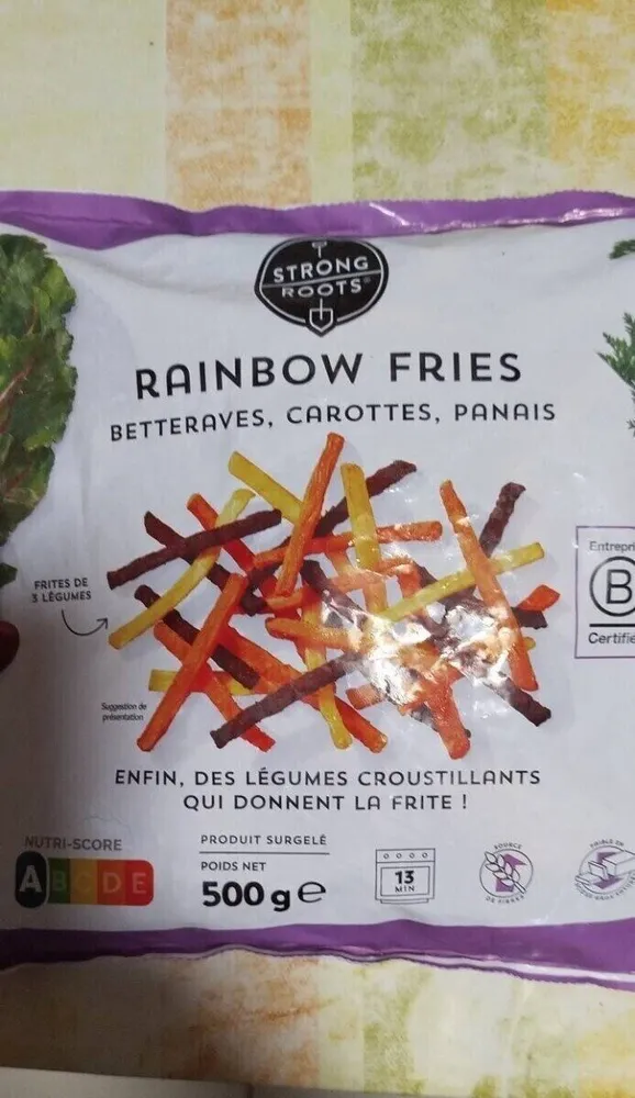 Rainbow Fries, betteraves, carottes, panais