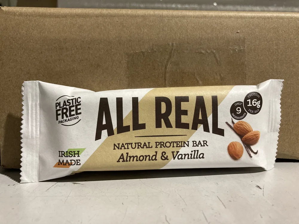 ALL REAL Natural Protein Bar Almond Vanilla