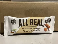 ALL REAL Natural Protein Bar Almond Vanilla