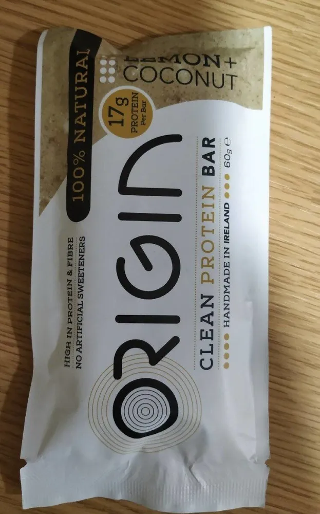 Lemon + Coconut clean protein bar