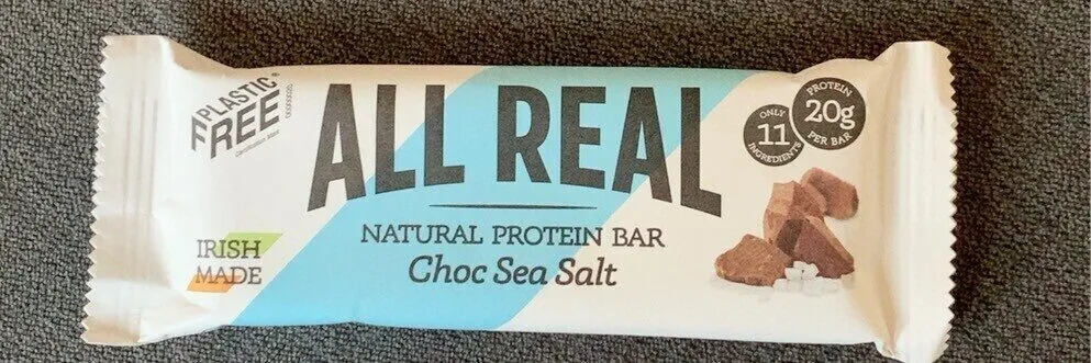 All Real Natural Protein Bar Choc Sea Salt