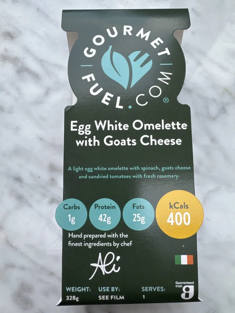 Egg White Omelette With Goats Cheese