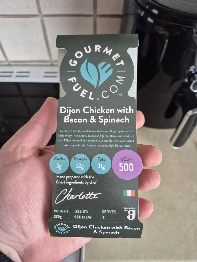 Dijon Chicken With Bacon & Spinach