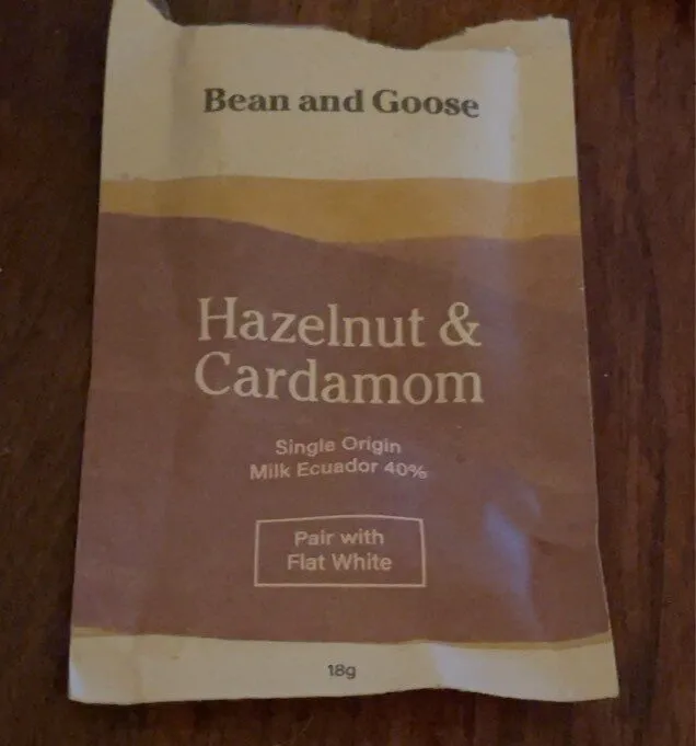 Hazelnut &Cardamom