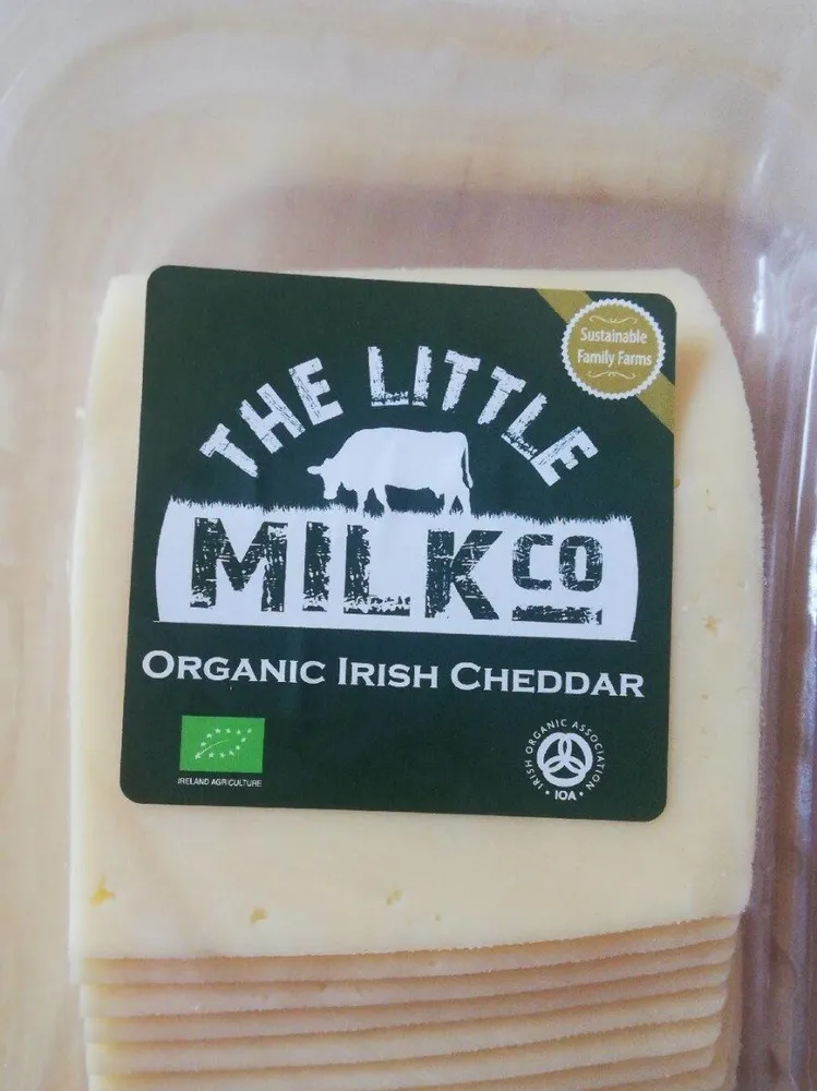 Organic irish cheddar