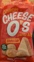 Crunchy cheddar puffed bites