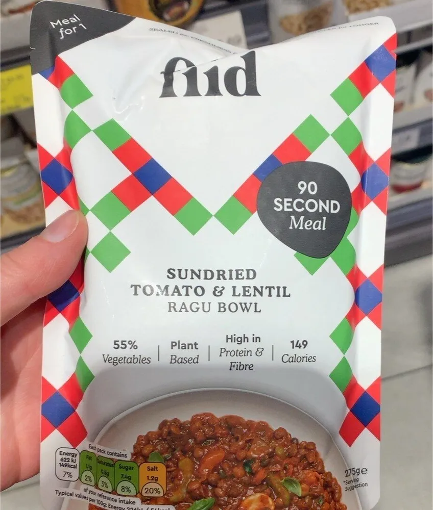 Sundried tomato ans lentil ragu