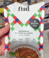 Sundried tomato ans lentil ragu