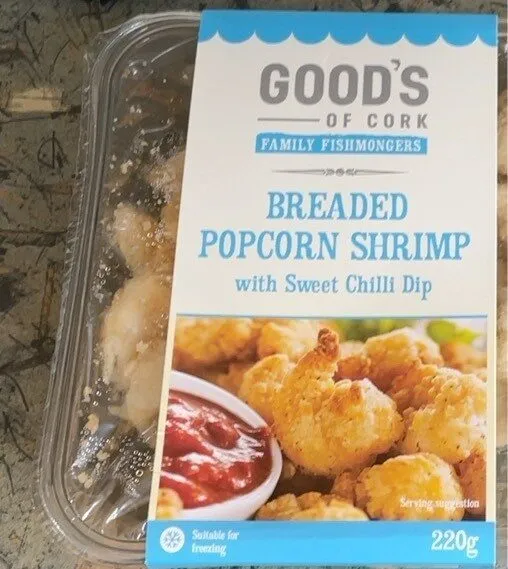 Breaded popcorn shrimp