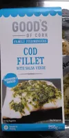 Cod fillet with salsa verde