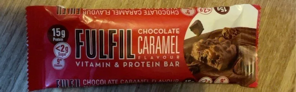 Fulfil chocolate caramel flavour vitamin & protein bar