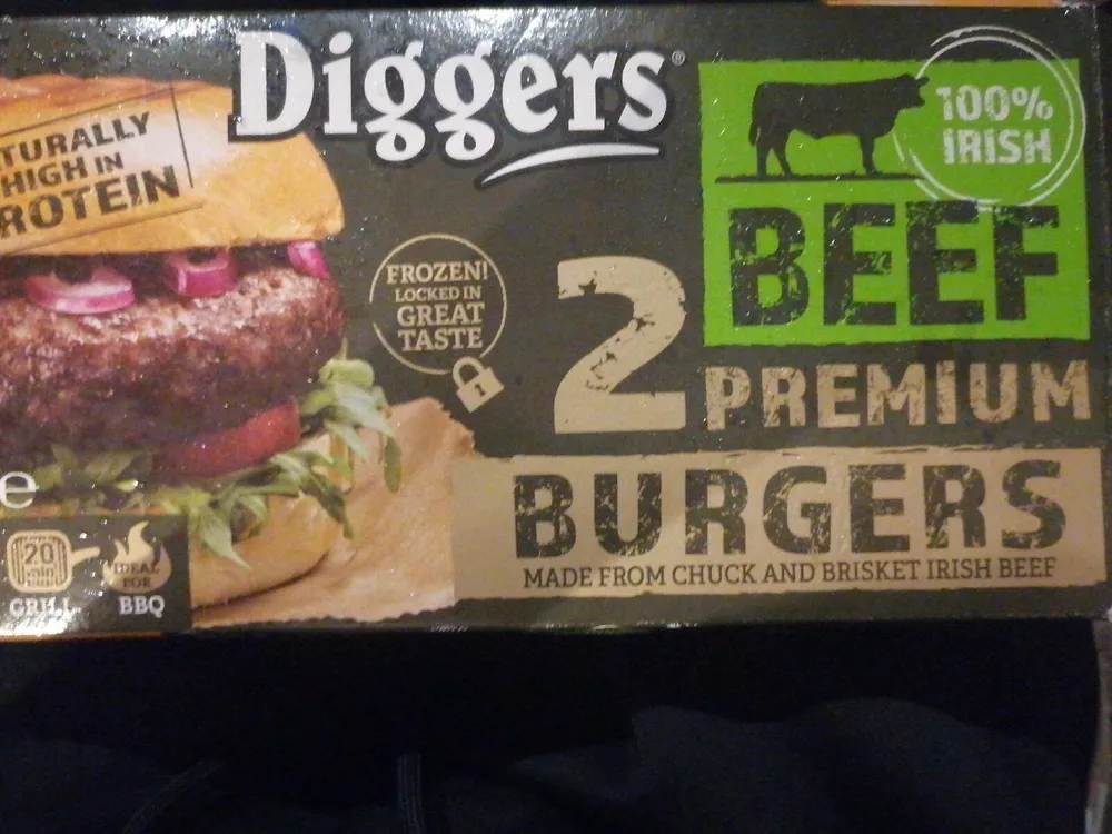 Diggers beef premium burgers