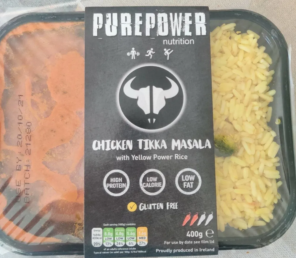 Chicken Tikka Masala with Yellow Power Rice