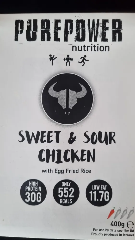 SWEET & SOUR CHICKEN with Egg Fried Rice