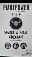 SWEET & SOUR CHICKEN with Egg Fried Rice