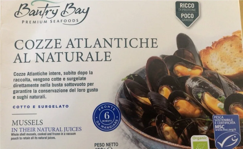 Cozze Atlantiche al naturale