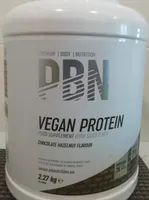 Vegan protein chocolate hazelnut