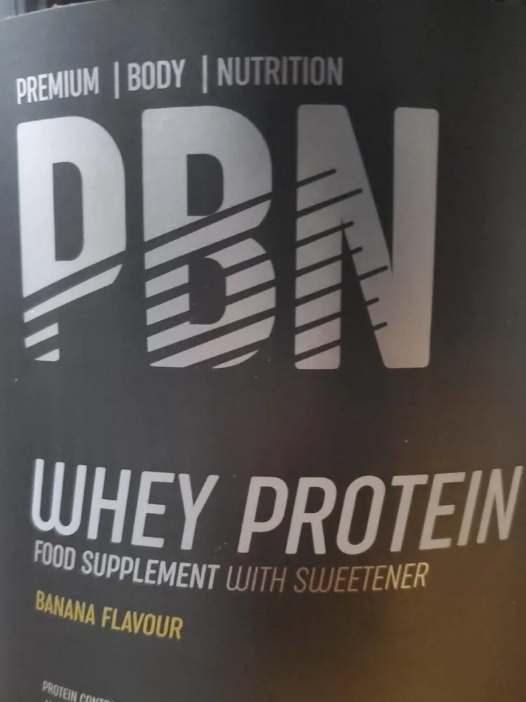 PBN WHEY PROTEIN Banana Flavour