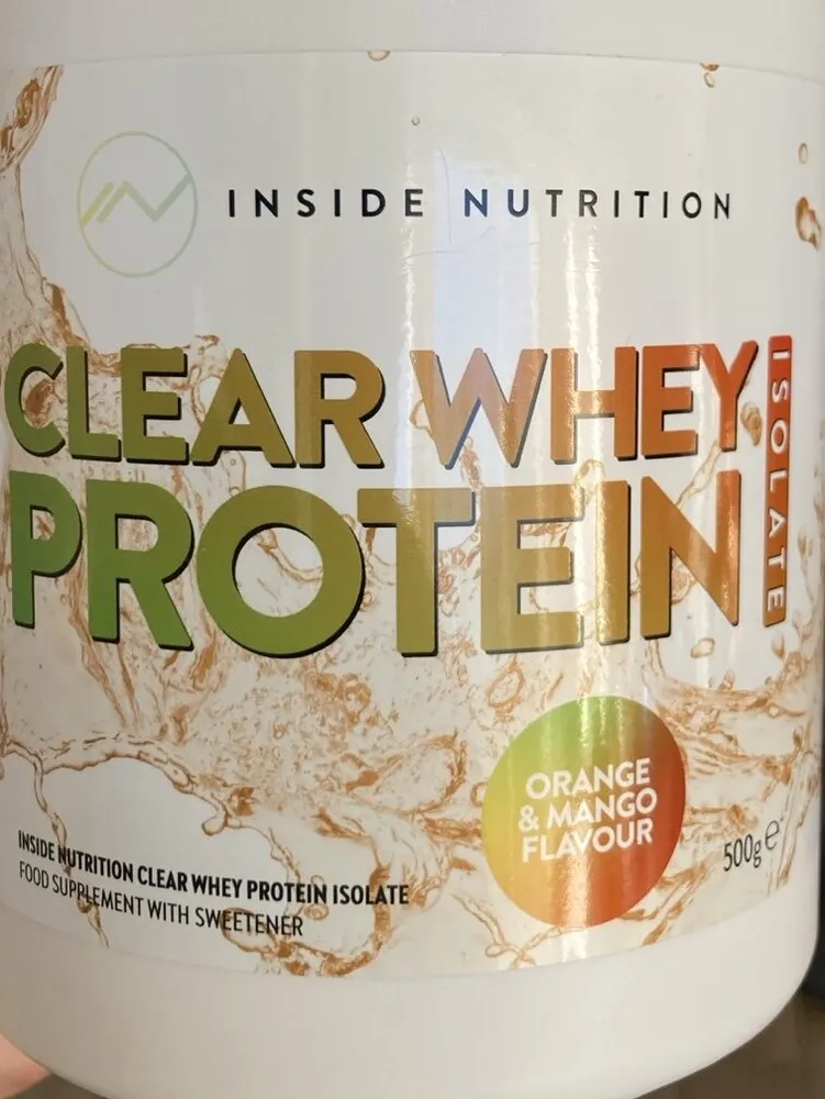 Orange And Mango Clear Whey Isolate