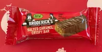 Salted caramel crispy bar